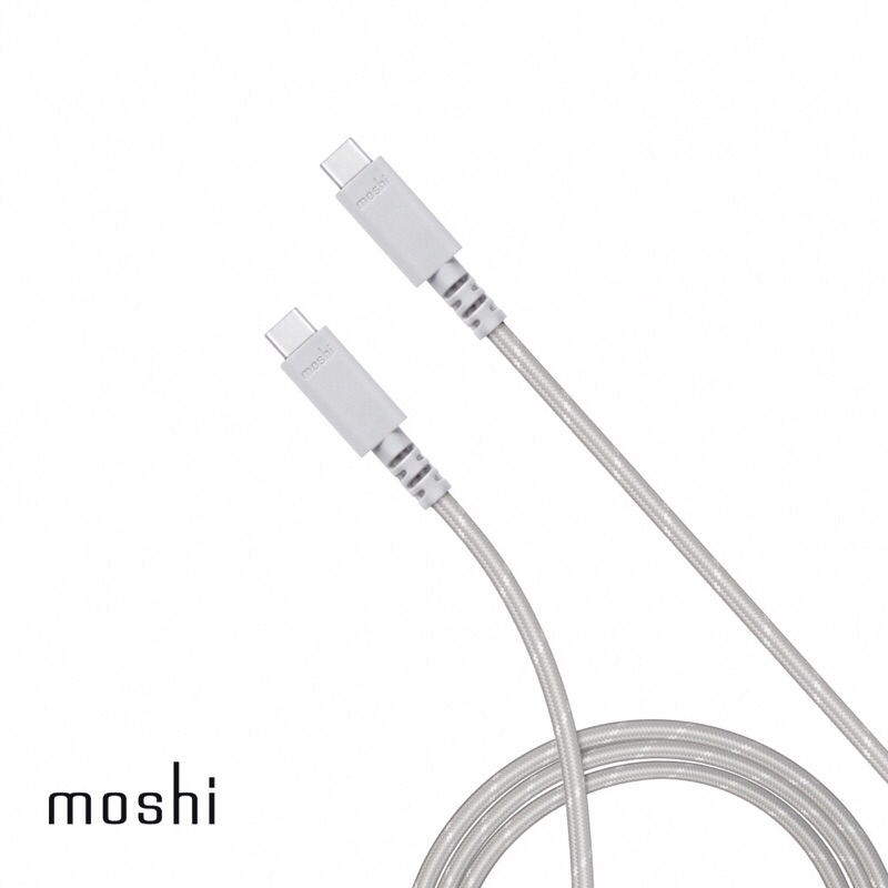 Moshi Integra 2m USB-C to USB-C 充電傳輸編織線 type c tp type c 充電線