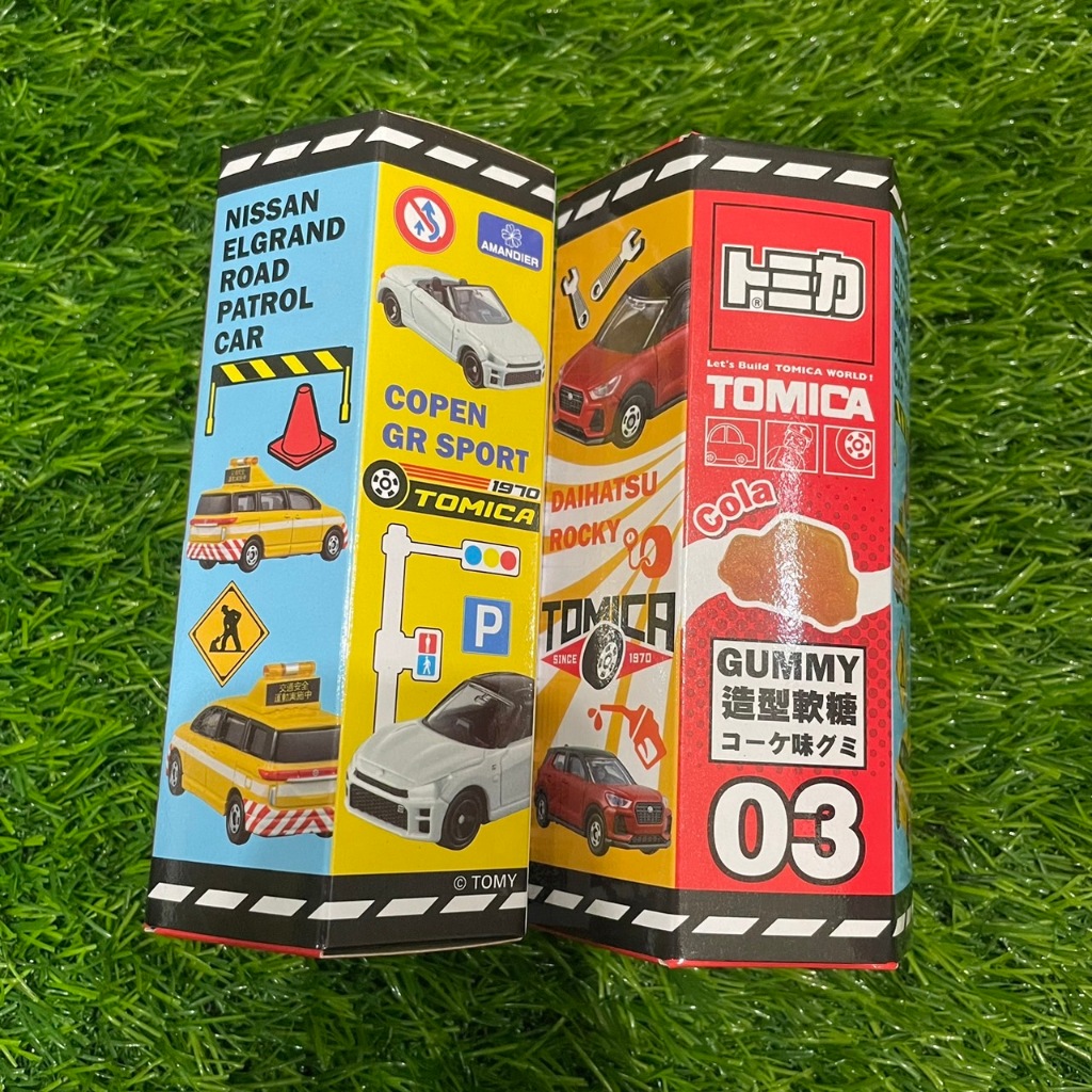 蛋妹⭐日本Tomica汽車造型軟糖-可樂口味*附貼紙（6入/盒）(效期24/07)