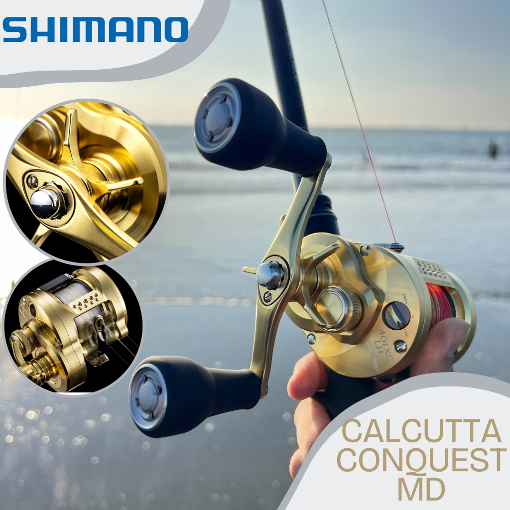 海天龍釣具 ~ 【SHIMANO 23 CALCUTTA CONQUEST MD】~ 金康 鼓式捲