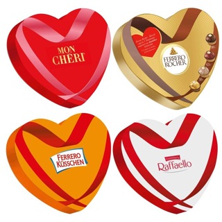 現貨 德國 Ferrero 費列羅 情人節 愛心巧克力禮盒 mon cheri / rocher / Raffaello
