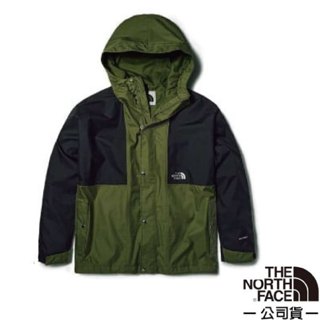 【The North Face】男 款防風防潑水外套 M 78 RAIN TOP JACKET/風衣_森林綠_5JZJ