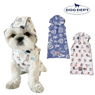 【你和我的狗】 日本DOG DEPT 寵物 狗雨衣 狗狗圖案 輕便雨衣 【現貨】 狗狗雨衣 小狗雨衣 大狗雨衣