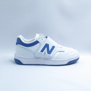 New Balance PHB480BL 中童 休閒運動鞋 NB480 W寬楦 白x藍【iSport愛運動】