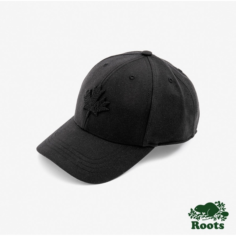 ▫️全新▫️Roots 針織楓葉Logo  黑色 棒球帽 鴨舌帽 男女通用