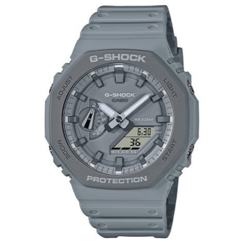G-SHOCK 經典八角錶殼設計 指針數位雙顯設計 世界時間 型號:GA-2110ET-8ADA【神梭鐘錶】