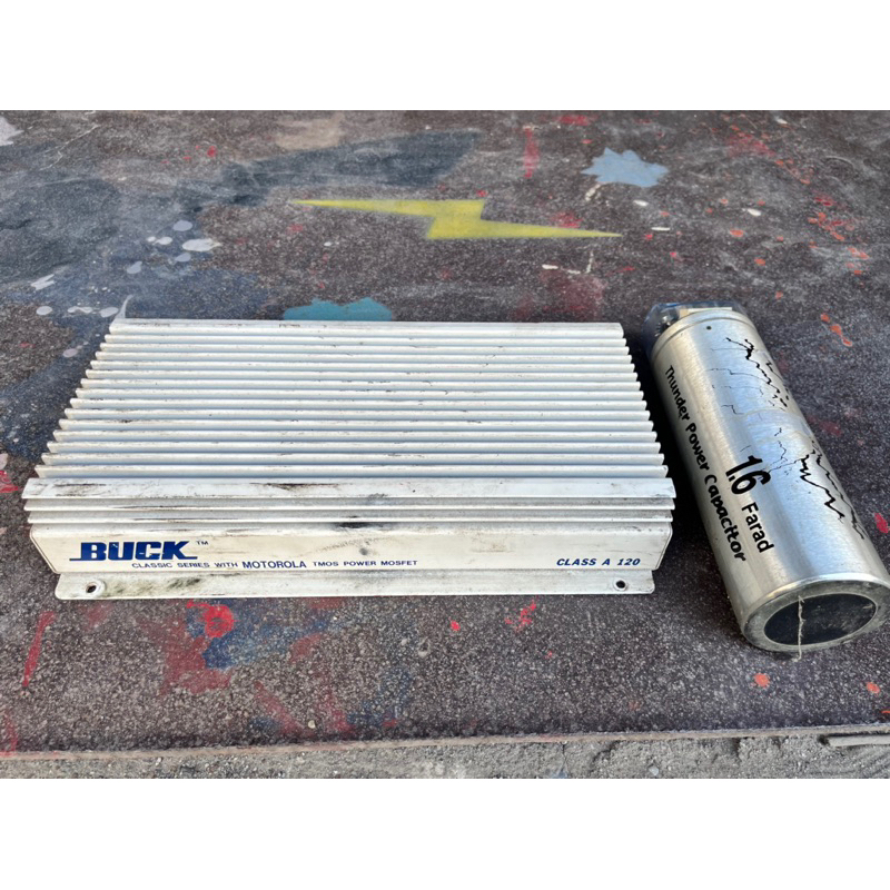 BUCK 汽車音響 美國製造 PPi擴大機  彰化面交測試 加送一顆電容器 1.6 Farad