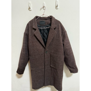 大衣 咖啡色【二手衣物】女生衣服 現貨