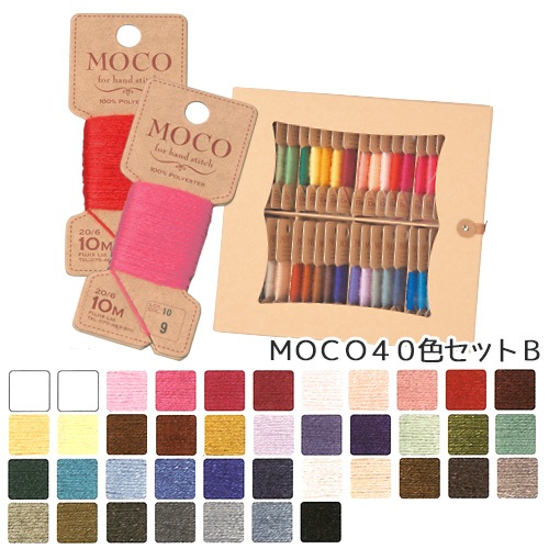 【脈點東東】日本製FUJIX MOCO手縫刺繡線-40色 富士moco正品代購