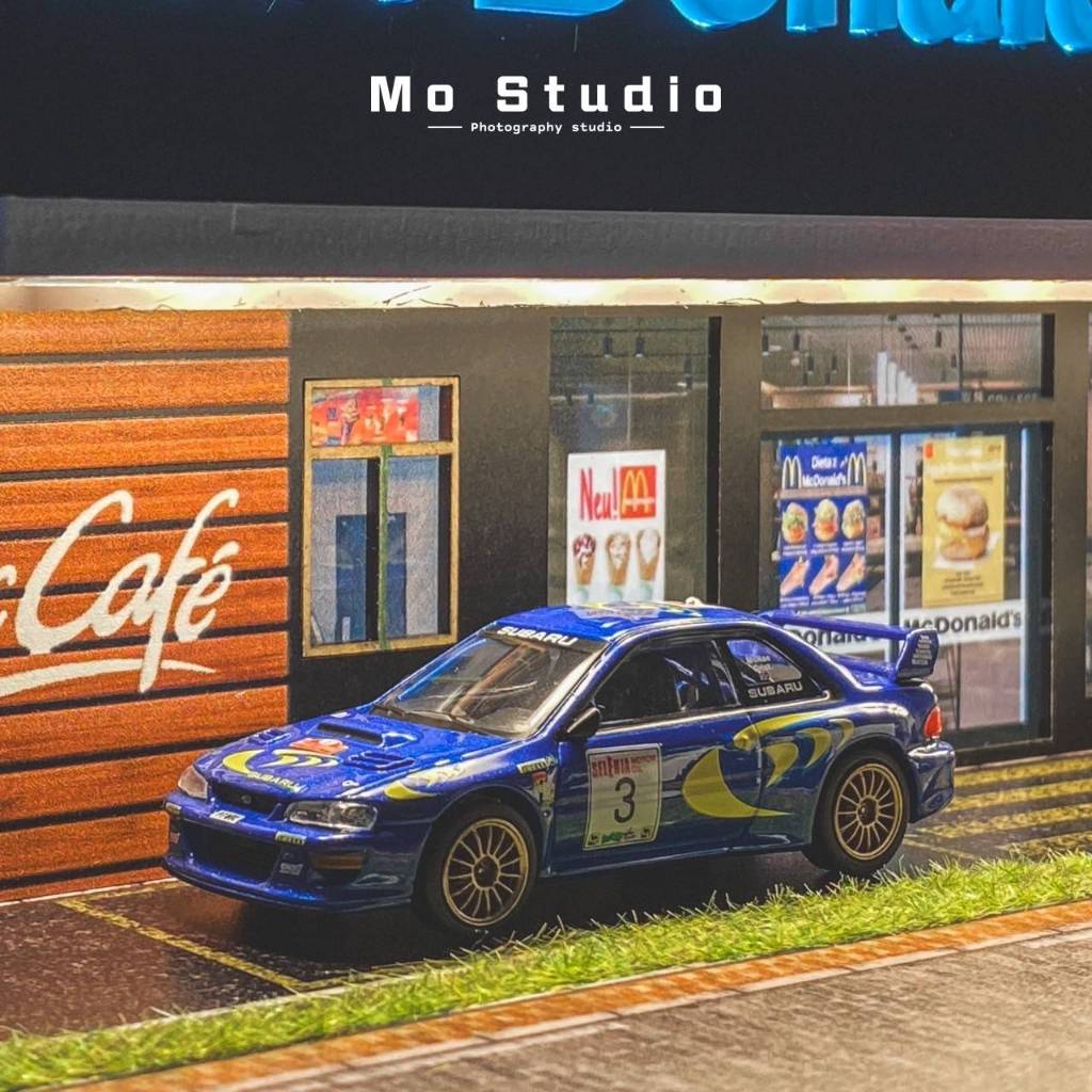 『MO studio』(現貨)MINI GT 512 速霸陸 SUBARU Impreza 拉力 WRC模型車1:64