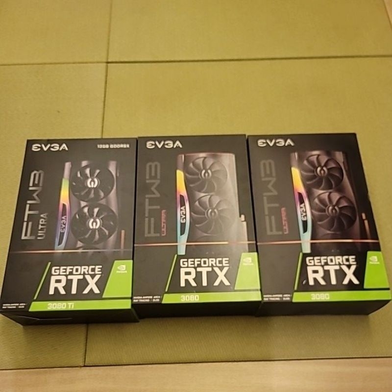 Rtx 空盒 evga 3080 3080ti 還有asus msi gigsbye