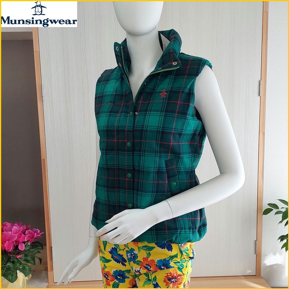 🇯🇵日本✈️企鵝牌 +5℃ 真羽毛 羽絨背心外套 新品 女 M号 Munsingwear 蓄熱 羽絨外套 A0290M