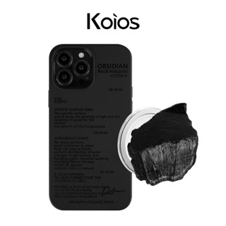 【Koios】iPhone｜黑曜石文字磁吸手機殼 16 15 14 13 Pro Max 保護殼 防摔殼 防撞殼 保護套