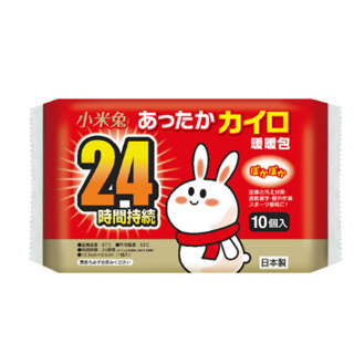日本原裝 小米兔暖暖包10入/24小時持續恆溫