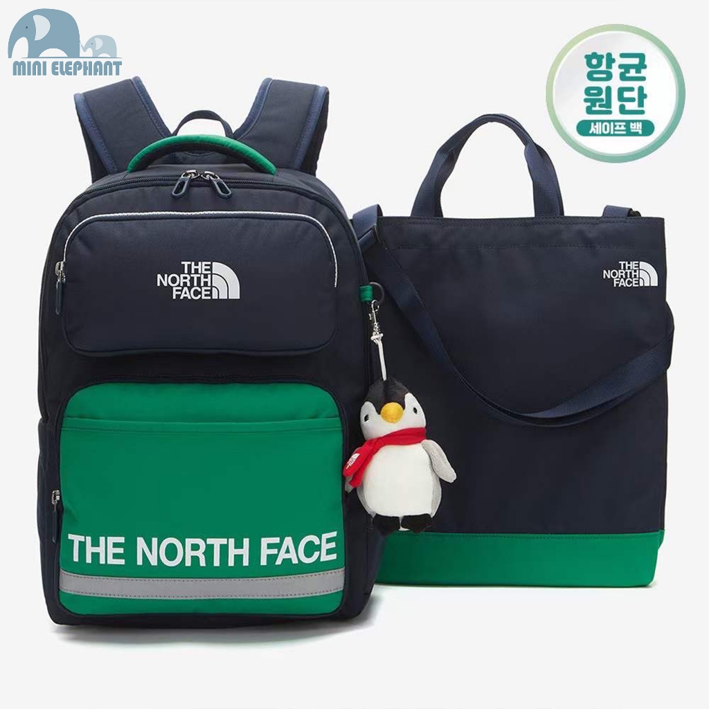 【台灣出貨5-10天The North Face 北臉 雙肩包 兒童書包 附手提袋吊飾