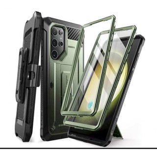 SUPCASE Galaxy S24 Ultra Plus 抗震防摔支架保護殼支架保護套綠色
