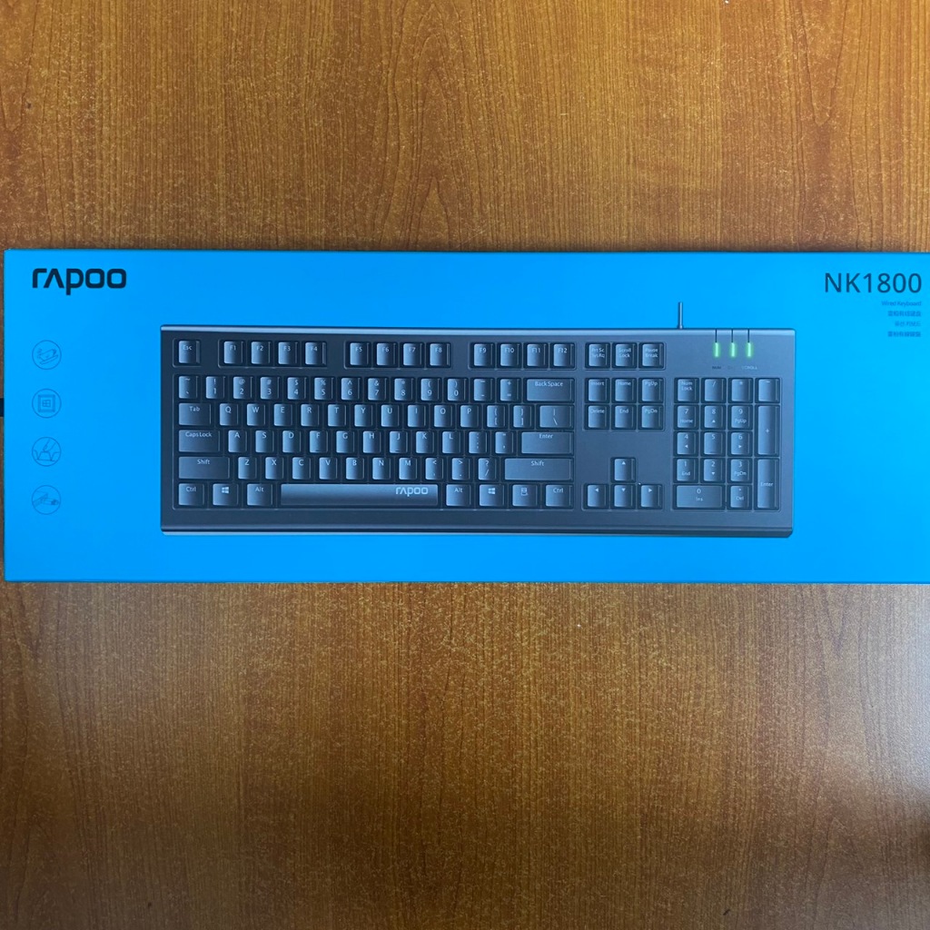 Rapoo(雷柏)NK1800 USB有線鍵盤