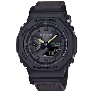 CASIO G-SHOCK 農家橡樹 太陽能x藍牙連線 環保雙顯腕錶 GA-B2100CT-1A5