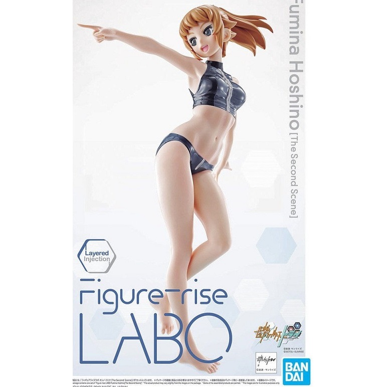 BANDAI 萬代 Figure-rise LABO 改 鋼彈創鬥者 星野文奈 泳裝全身像 組裝模型