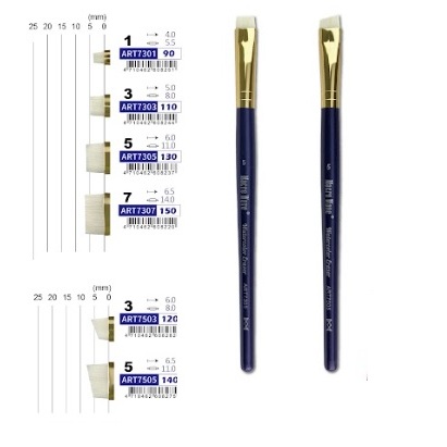 馬可威水彩洗色戳戳筆平/斜  2款