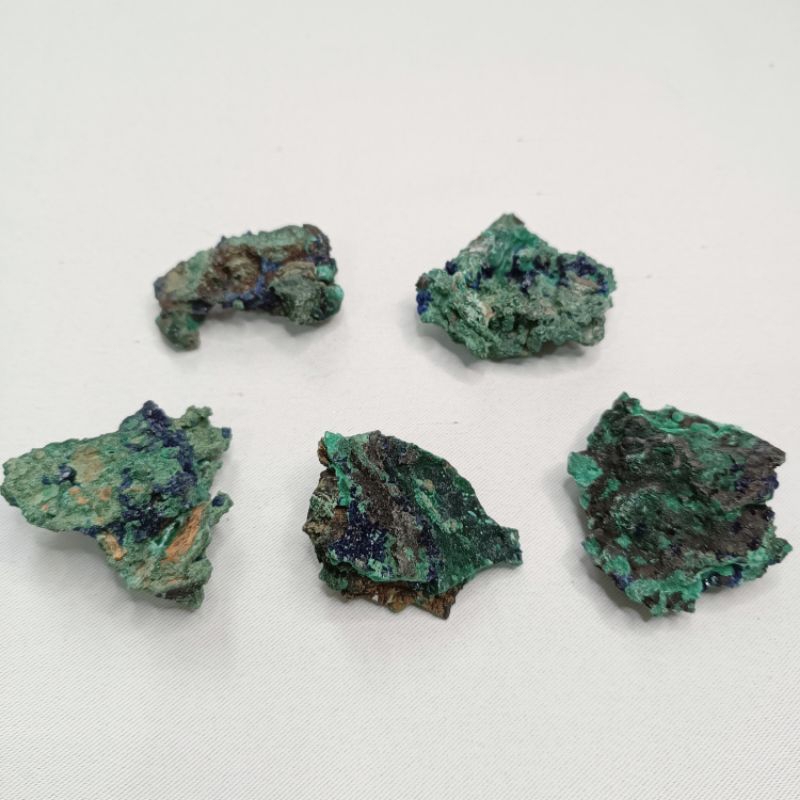 【礦職先生-Maggo桑】超值！特價出清！！天然 藍銅礦 孔雀石 共生 原礦 藍綠色