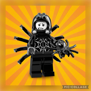 🔮正版開發票【歡樂堡】9號 蜘蛛男 +小蜘蛛 LEGO 71021 樂高 第18代人偶包 歡慶派對