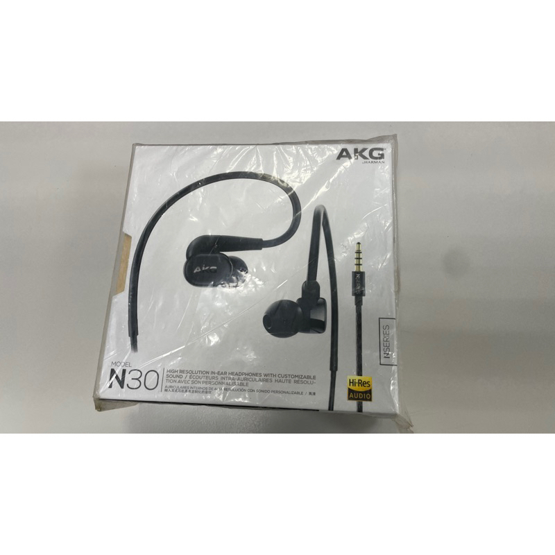 AKG N30 圈鐵混合單體入耳式耳機 - 黑