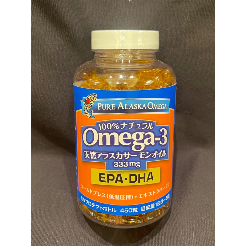 日本🇯🇵好市多 純阿拉斯加野生鮭魚油 450顆 Omega-3 150日份