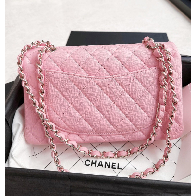 Chanel cf23 荔枝皮 粉色 購證