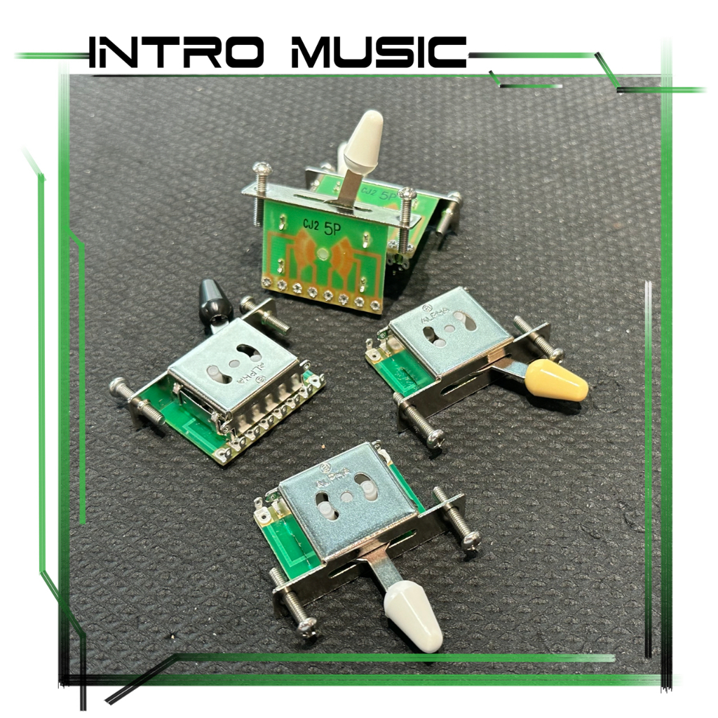 INTRO MUSIC || Alpha 5way Blade Lever Switch 台製五段刀鍘開關 附螺絲撥桿帽
