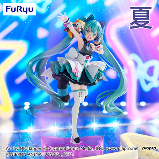 《夏本舖》日版 FuRyu Exceed 初音未來 小浣熊 方塊 聯名 網路新紀元 虛擬 偶像 Creative 景品