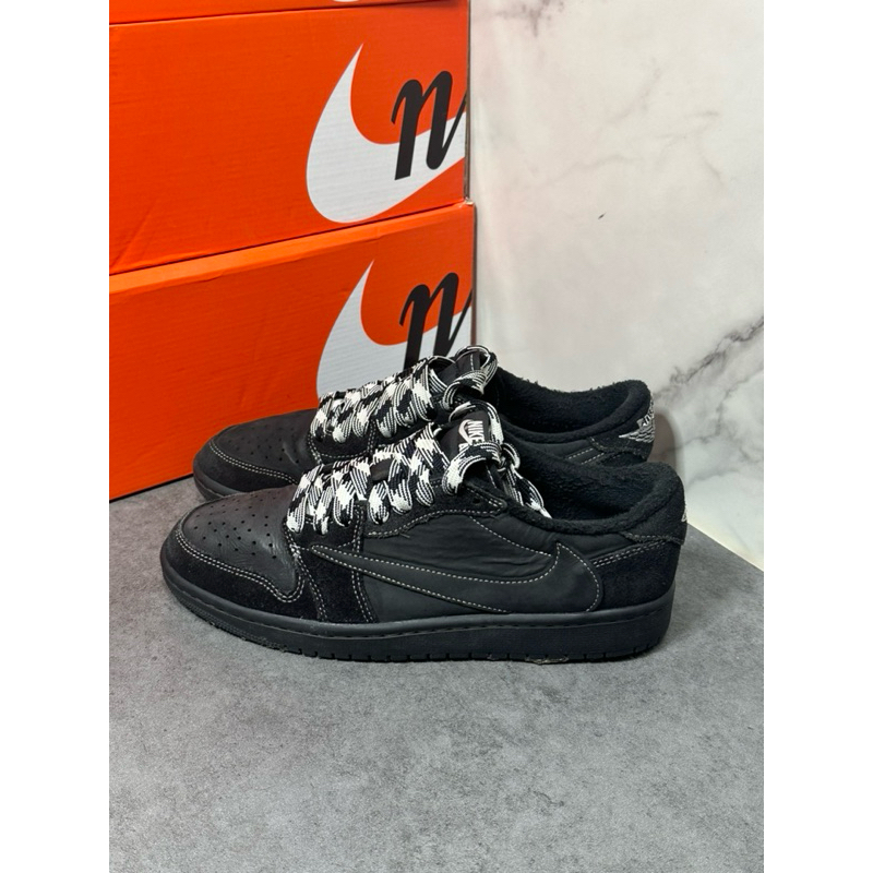 Air Jordan 1 Low  x Travis Scott 倒鉤 黑武士 黑魂 DM7866-001