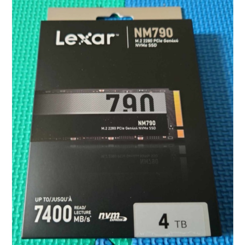 Lexar 雷克沙 NM790 M.2 2280 PCIe Gen4x4 NVMe 4TB