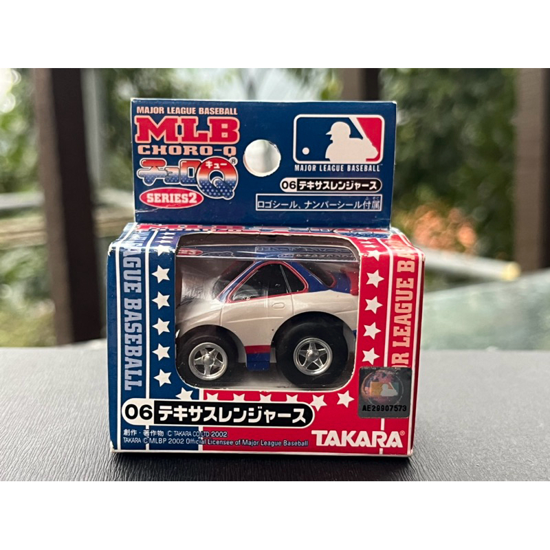 TAKARA TOMY CHORO Q 阿Q迴力車 MLB TEXAS RANGERS 美國 大聯盟 職棒 豐田 汽車