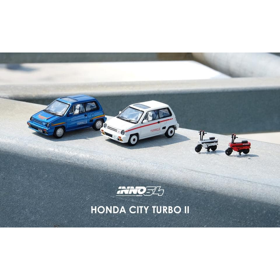 TSAI模型車販賣鋪 現貨賣場 1/64 INNO64 Honda City Turbo II