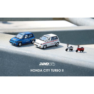 TSAI模型車販賣鋪 現貨賣場 1/64 INNO64 Honda City Turbo II