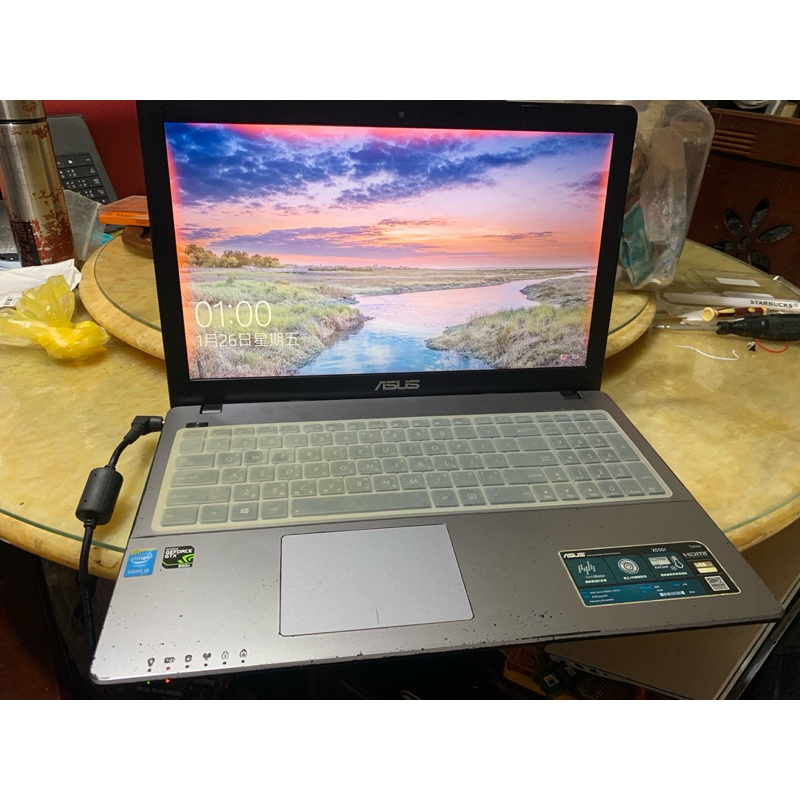 華碩15吋筆電 Asus X550J 四核 i5-4200H 4G 1TB GTX850M獨顯 螢幕NG