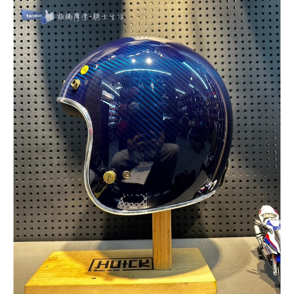 【板橋摩速-免運】ASTONE SP6【碳纖維 藍色】碳纖維復古帽 730g+-50g 認證DOT SuperRetro