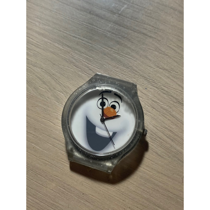冰雪奇緣兒童錶 香港迪士尼購入 雪寶手錶
