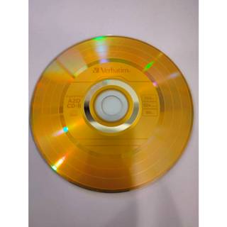 [絕版好貨]威寶VERBATIM金色版面水藍片700MBCD-R52X三菱AZO染料最佳音樂片每片30元只有81片