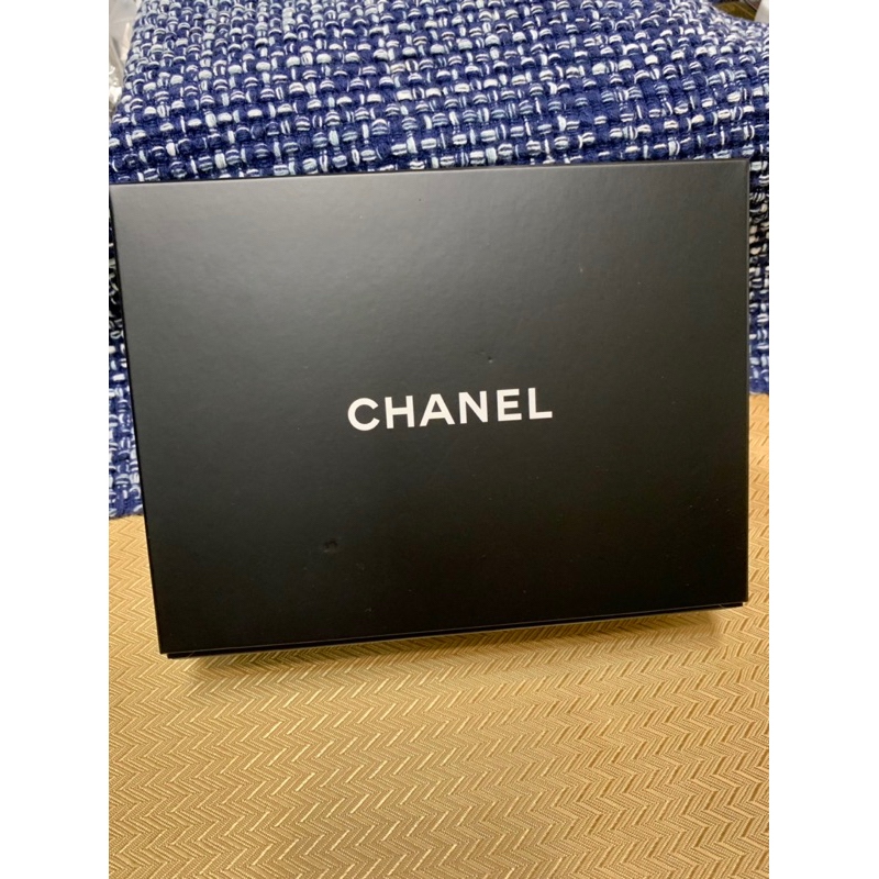 ［搬家］Chanel 香奈兒 空盒 書籍式黑色包裝盒 紙盒 收納盒 置物盒19*15*6公分
