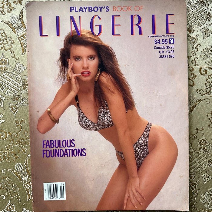 9成新 美國 經典 playboy限制級雜誌 內衣專輯 Lingerie 1990年