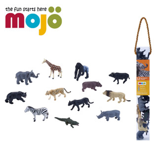 Mojo Fun動物模型 -迷你野生動物十二件組