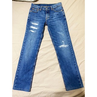 levi’s 511 水洗 破壞 補丁 牛仔褲 W30 levis 30腰 二手