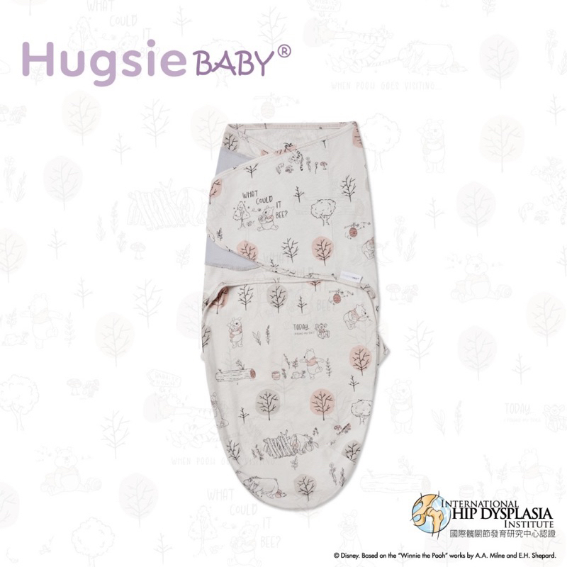 HugsieBABY迪士尼經典系列靜音袋鼠包巾【竹纖維款】