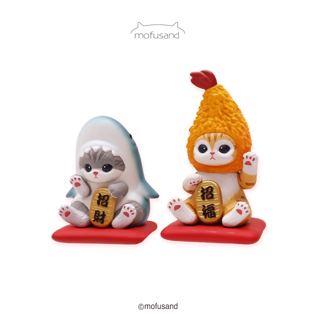 (研達 YENDAR) 貓福珊迪招財公仔 [兩款一組]