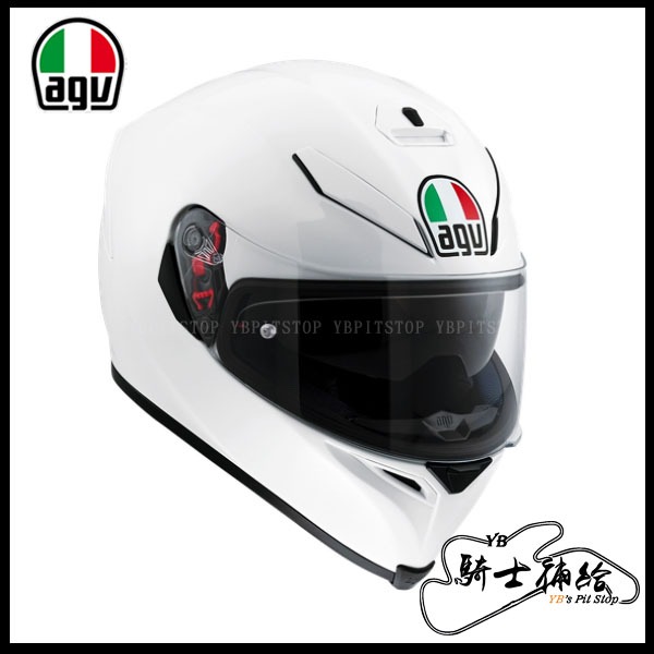 ⚠YB騎士補給⚠ 公司貨 AGV K5 S Pearl White 珍珠白 全罩 安全帽 內墨片 亞洲版 K5S