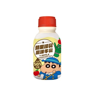 SUNFRIEND 蠟筆小新蘋果煉乳風味牛乳 290ml【Donki日本唐吉訶德】