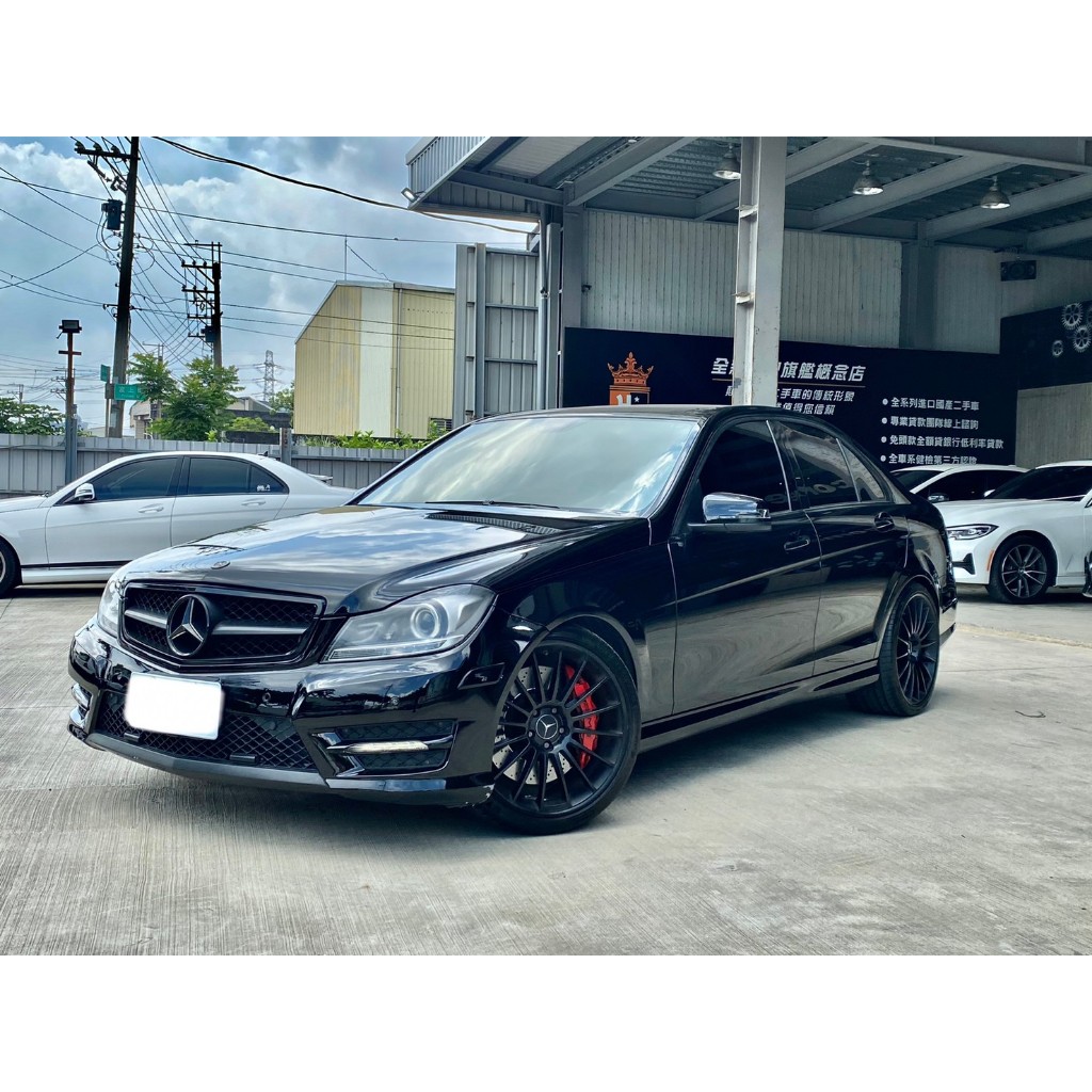 2012 Benz C250 AMG 1.8 黑#強力過件9 #強力過件99%、#可全額貸、#超額貸、#車換車結清