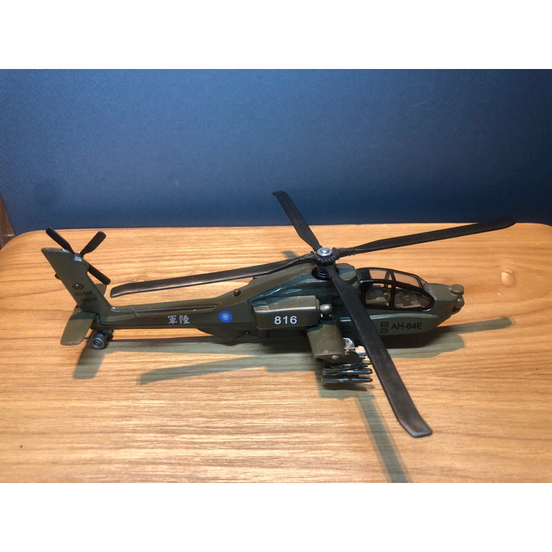 9成新EAPAO 合金AH-64E 阿帕契攻擊直升機 CT2101 ST玩具