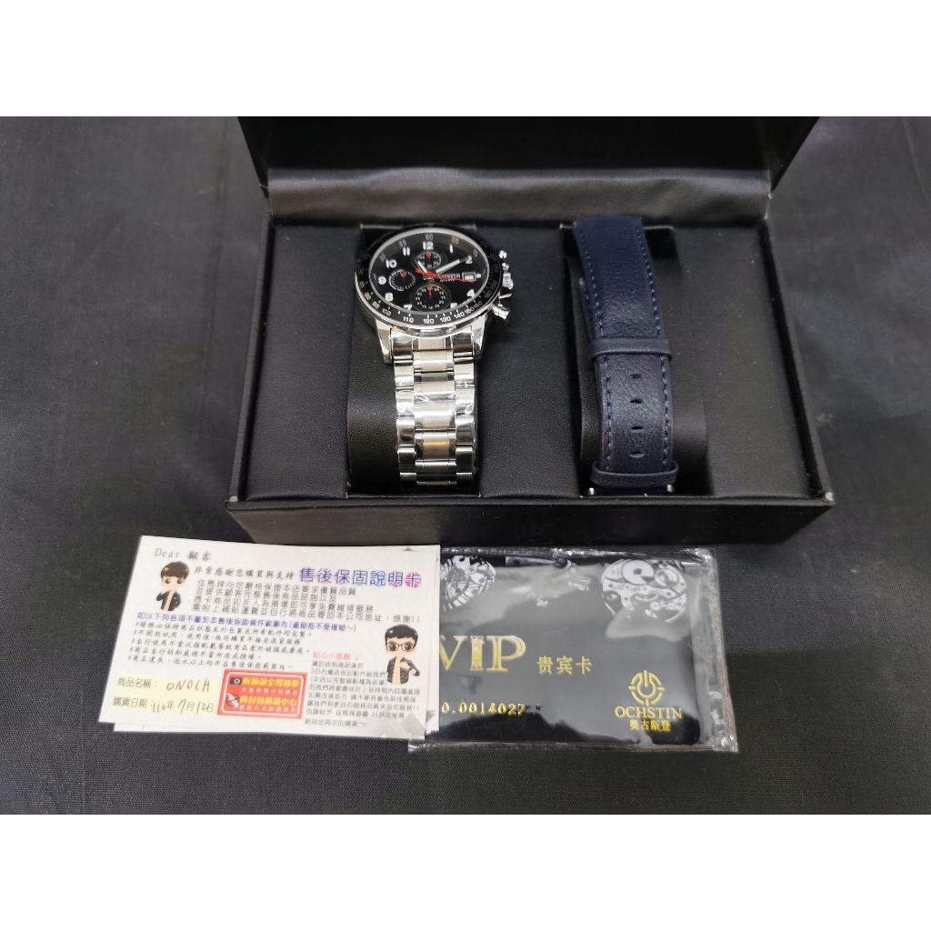出清價! 網路最便宜 全新 OCHSTIN 6112G 三眼 手錶 錶 時尚錶 腕錶 賣900而已 電池已放到沒電